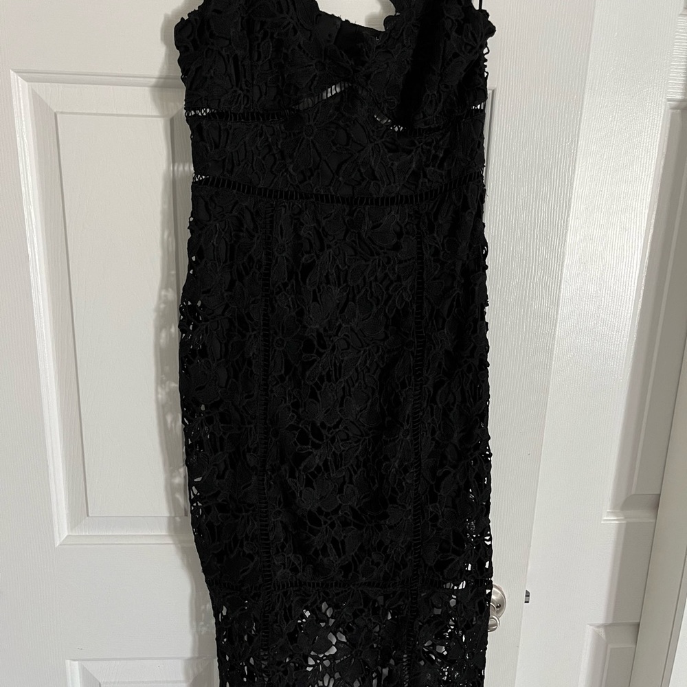 Boohoo little black dress. Worn once. Size 8